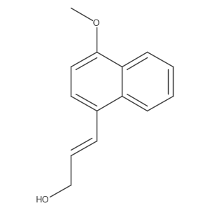 3-(4-Methoxynaphthalen-1-yl)prop-2-en-1-ol Structure