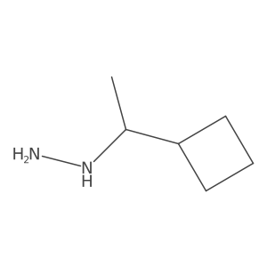 (1-Cyclobutylethyl)hydrazine结构式