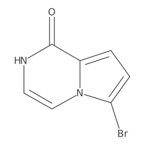 6-Bromopyrrolo[1,2-a]pyrazin-1(2H)-one Structure