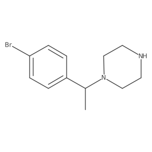 (S)-1-(1-(4-Bromophenyl)ethyl)piperazine Structure