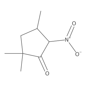 2-Nitro-3,5,5-trimethylcyclopentanone Structure