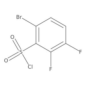 6-Bromo-2,3-difluorobenzene-1-sulfonyl chloride结构式