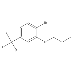 1-Bromo-2-propoxy-4-(trifluoromethyl)benzene Structure
