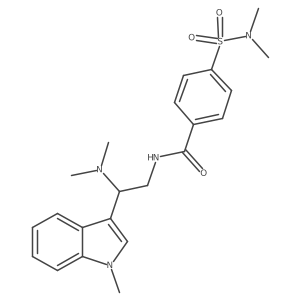 N-[2-(dimethylamino)-2-(1-methyl-1H-indol-3-yl)ethyl]-4-(dimethylsulfamoyl)benzamide Structure