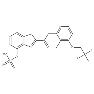 4-Sulfonyloxy dexlansoprazole结构式