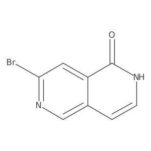 7-Bromo-1-hydroxy-6-azaisoquinoline Structure