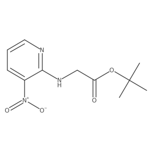 Tert-butyl 2-[(3-nitropyridin-2-YL)amino]acetate结构式