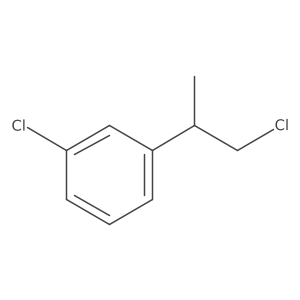 1-Chloro-3-(1-chloropropan-2-yl)benzene结构式