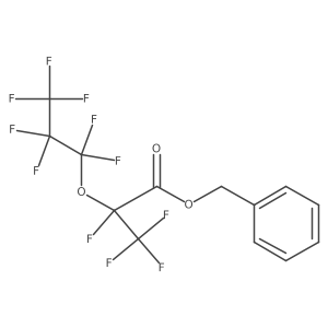 Benzyl 2,3,3,3-tetrafluoro-2-(heptafluoropropoxy)propanoate Structure