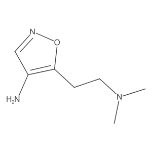 5-[2-(Dimethylamino)ethyl]-1,2-oxazol-4-amine Structure