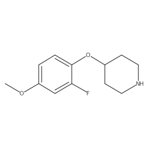 4-(2-Fluoro-4-methoxyphenoxy)piperidine Structure