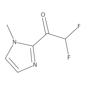 2,2-Difluoro-1-(1-methylimidazol-2-yl)ethanone结构式
