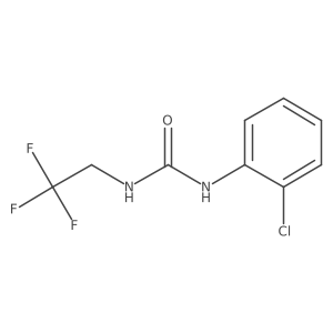 1-(2-Chlorophenyl)-3-(2,2,2-trifluoroethyl)urea Structure