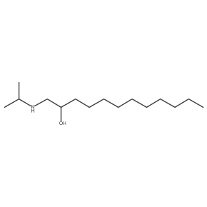 1-[(1-Methylethyl)amino]-2-dodecanol结构式