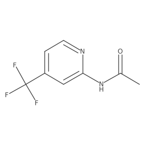 N-[4-(trifluoromethyl)pyridin-2-yl]acetamide Structure