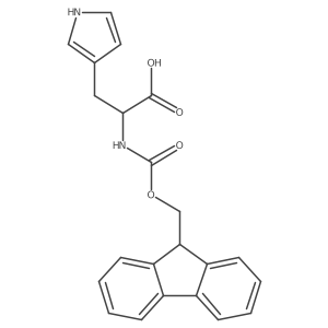 2-(9H-fluoren-9-ylmethoxycarbonylamino)-3-(1H-pyrrol-3-yl)propanoic acid Structure