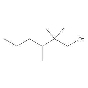 2,2,3-Trimethylhexan-1-ol Structure