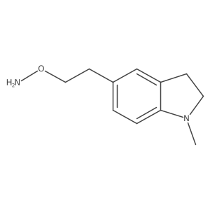O-[2-(1-methyl-2,3-dihydro-1H-indol-5-yl)ethyl]hydroxylamine结构式