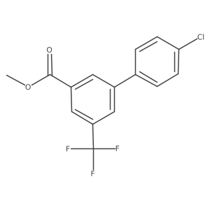 Methyl 3-(4-chlorophenyl)-5-(trifluoromethyl)benzoate Structure