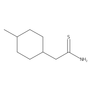 2-(4-Methylcyclohexyl)ethanethioamide结构式