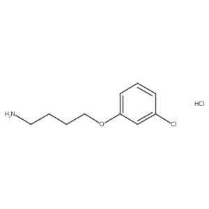 4-(3-Chlorophenoxy)butan-1-amine hydrochloride Structure