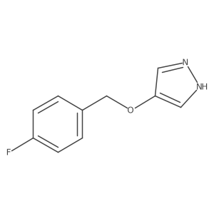 4-((4-Fluorobenzyl)oxy)-1H-pyrazole Structure