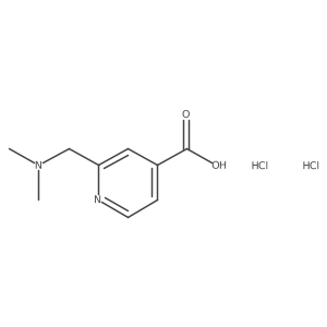 2-[(Dimethylamino)methyl]pyridine-4-carboxylic acid dihydrochloride结构式