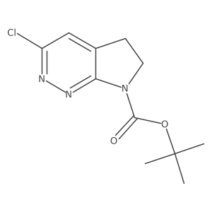 tert-Butyl 3-chloro-5H-pyrrolo[2,3-c]pyridazine-7(6H)-carboxylate Structure