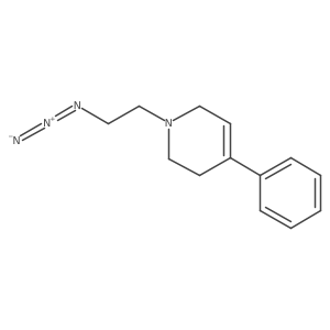 1-(2-Azidoethyl)-4-phenyl-1,2,3,6-tetrahydropyridine结构式