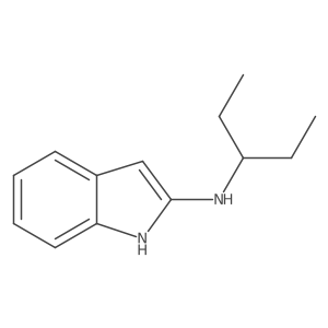 N-(pentan-3-yl)-1H-indol-2-amine Structure