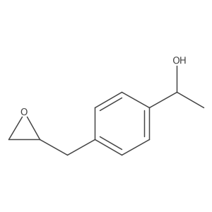 1-{4-[(Oxiran-2-yl)methyl]phenyl}ethan-1-ol结构式