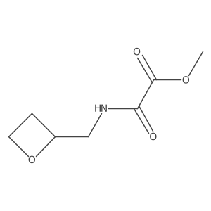 Methyl {[(oxetan-2-yl)methyl]carbamoyl}formate结构式