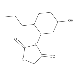 3-(5-Hydroxy-2-propylcyclohexyl)-1,3-oxazolidine-2,4-dione结构式