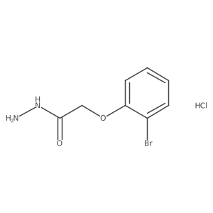 2-(2-Bromophenoxy)acetohydrazide hydrochloride结构式