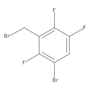 3-Bromo-2,5,6-trifluorobenzyl bromide结构式
