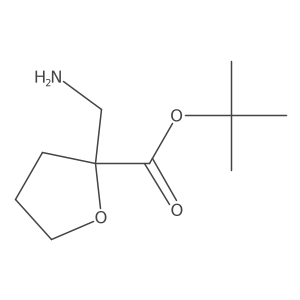 Tert-butyl 2-(aminomethyl)oxolane-2-carboxylate Structure