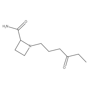 1-(4-Oxohexyl)azetidine-2-carboxamide结构式
