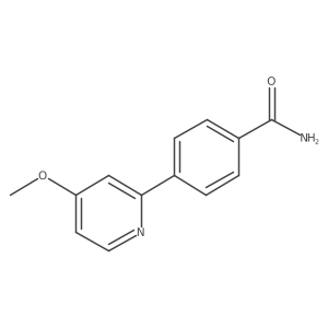 4-(4-Methoxypyridin-2-yl)benzamide Structure