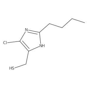 (2-butyl-5-chloro-1H-imidazol-4-yl)methanethiol Structure