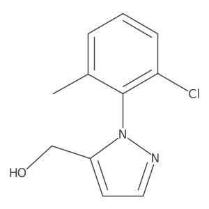 [1-(2-chloro-6-methylphenyl)-1H-pyrazol-5-yl]methanol结构式