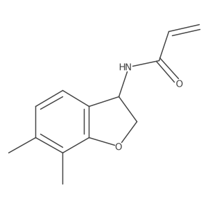 N-(6,7-dimethyl-2,3-dihydro-1-benzofuran-3-yl)prop-2-enamide Structure