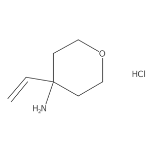 4-Ethenyloxan-4-amine hydrochloride Structure