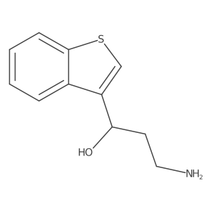 (1R)-3-amino-1-(1-benzothiophen-3-yl)propan-1-ol Structure