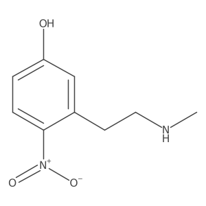 3-[2-(Methylamino)ethyl]-4-nitrophenol结构式