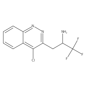 3-(4-Chlorocinnolin-3-yl)-1,1,1-trifluoropropan-2-amine结构式