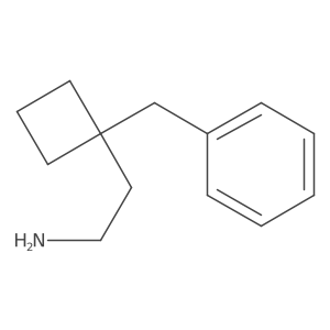 2-(1-Benzylcyclobutyl)ethan-1-amine Structure
