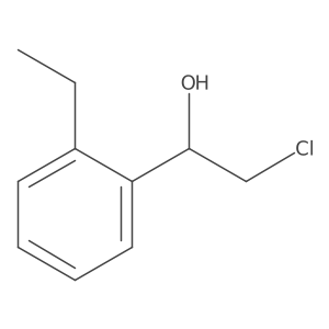 2-Chloro-1-(2-ethylphenyl)ethan-1-ol Structure