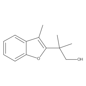 2-Methyl-2-(3-methyl-1-benzofuran-2-yl)propan-1-ol Structure