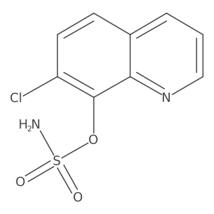 7-Chloroquinolin-8-yl sulfamate结构式