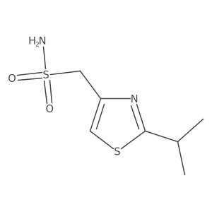 [2-(Propan-2-yl)-1,3-thiazol-4-yl]methanesulfonamide结构式